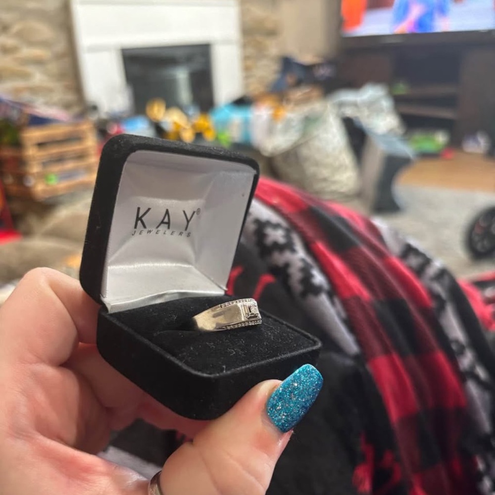 Kay Jewelers Silver Band Ring